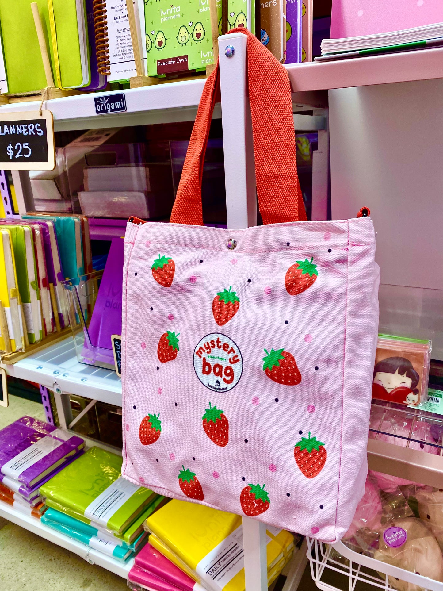 Strawberry Tote Bag π
