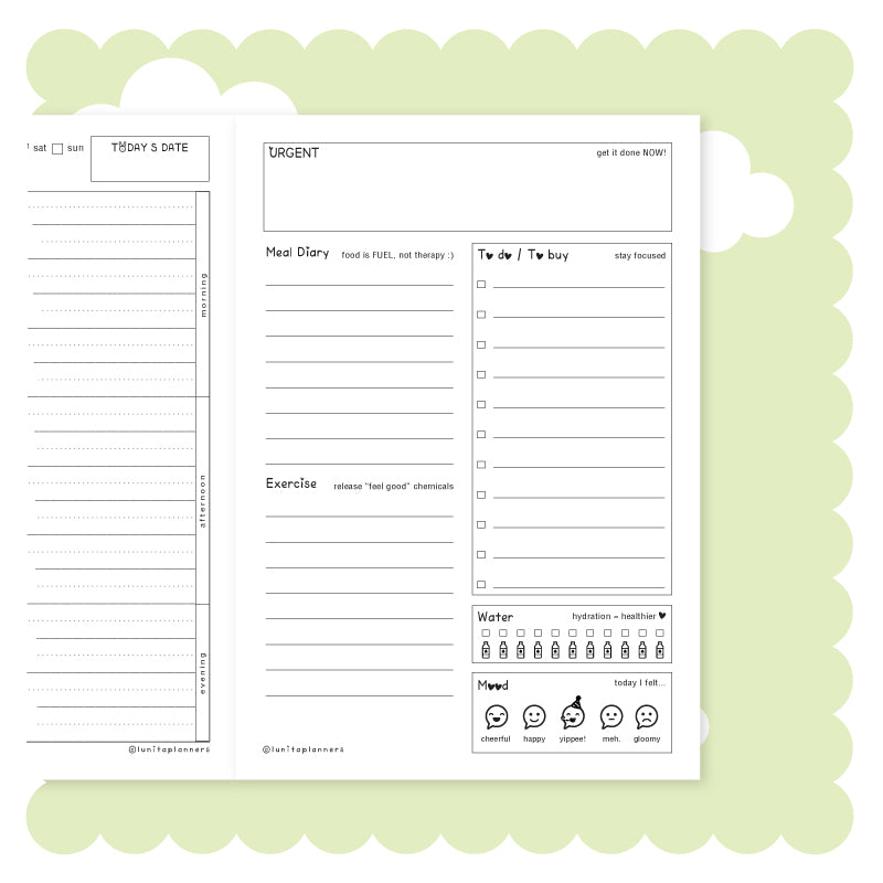 Fineapple Vibes π Small Planner (Yellow)