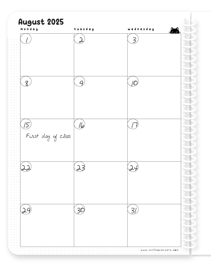 Straw-Happy Teacher Planner