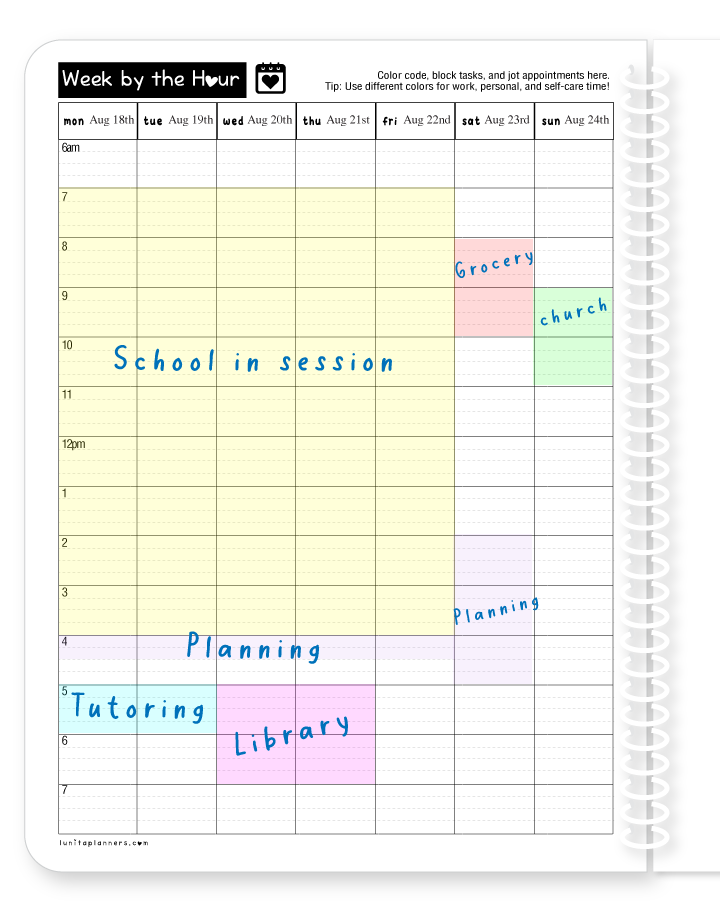 Straw-Happy Teacher Planner