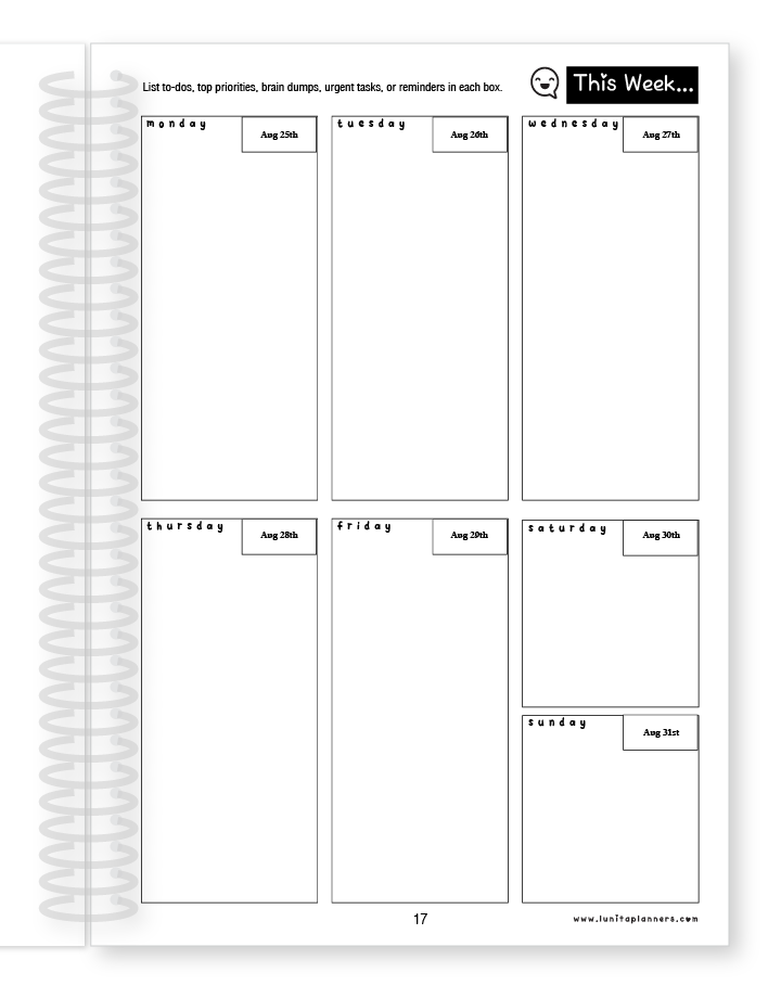Fly High Birdie – ClearShell Planner