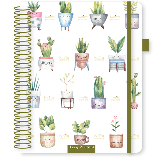 Happy Plantitas Hardcover Planner