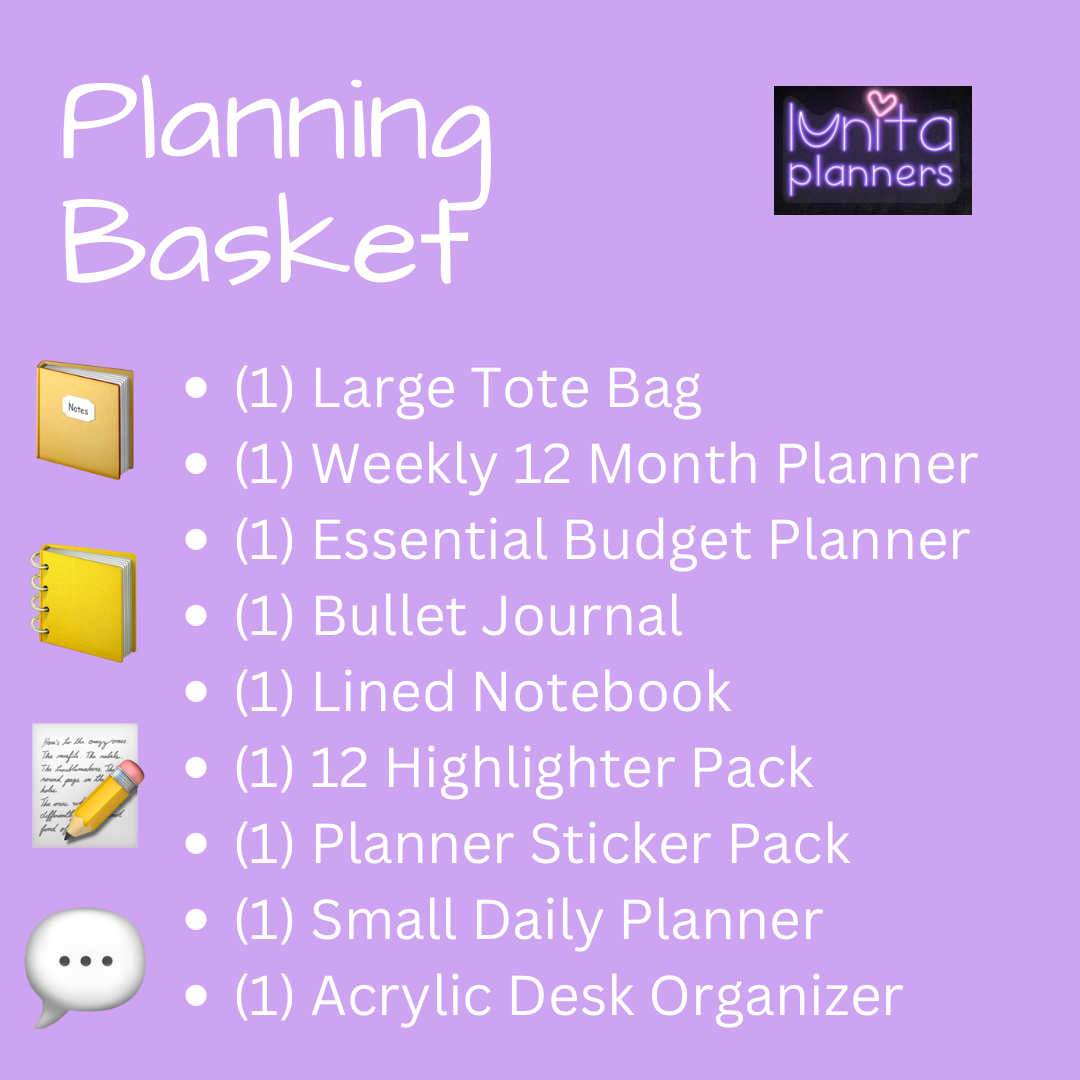 Large Planning Basket