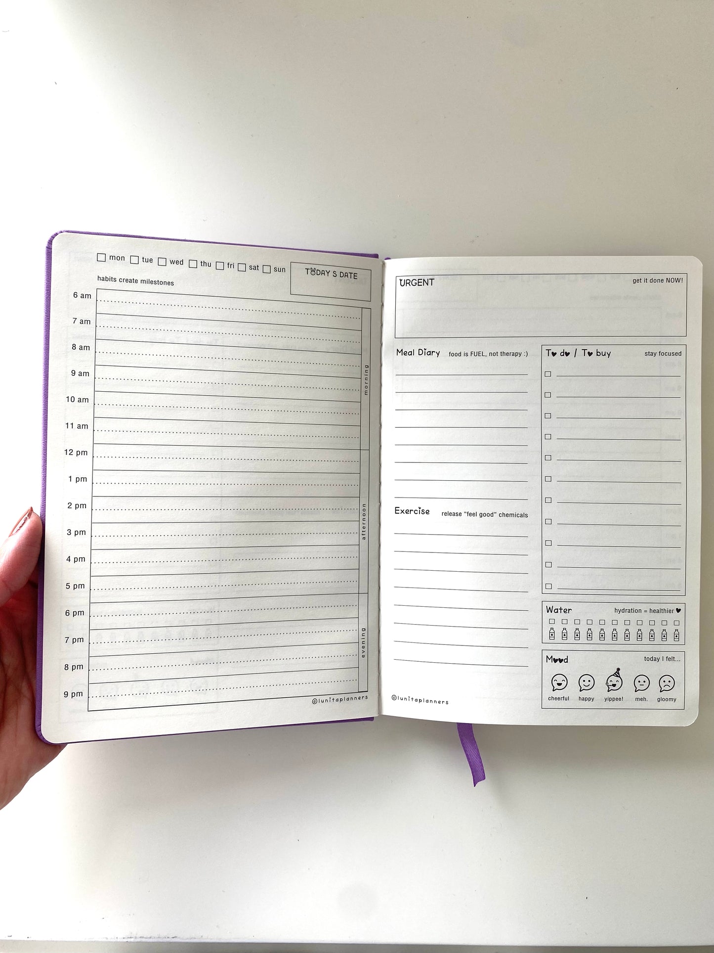 Berry Sweet π Purple Small Planner