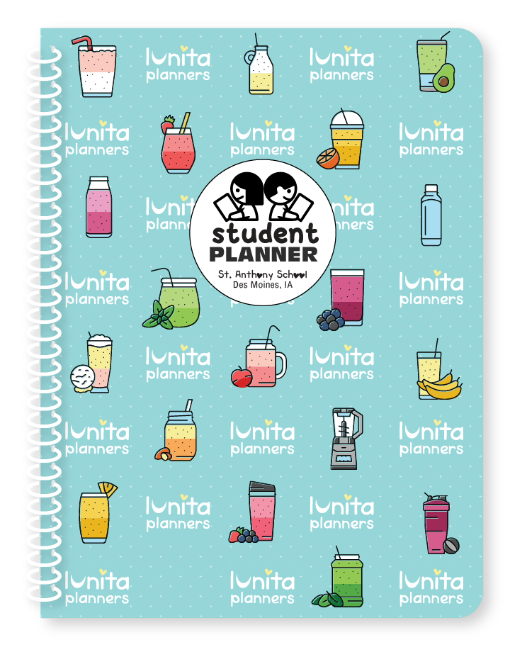 St Anthony - Smoothies Aqua Planner (Soft Cover)