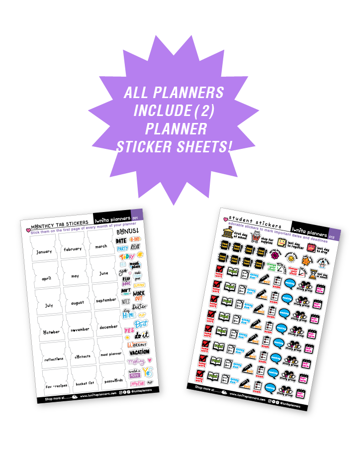 White Student Planner (H.S. / College Edition)
