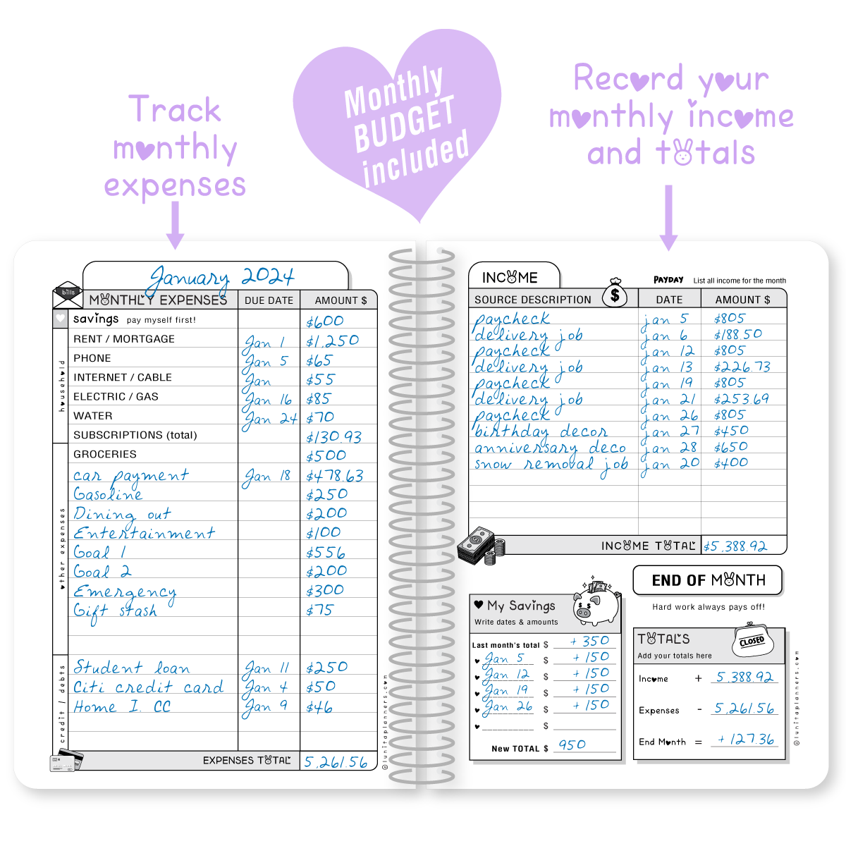 Banana Split Hardcover Planner