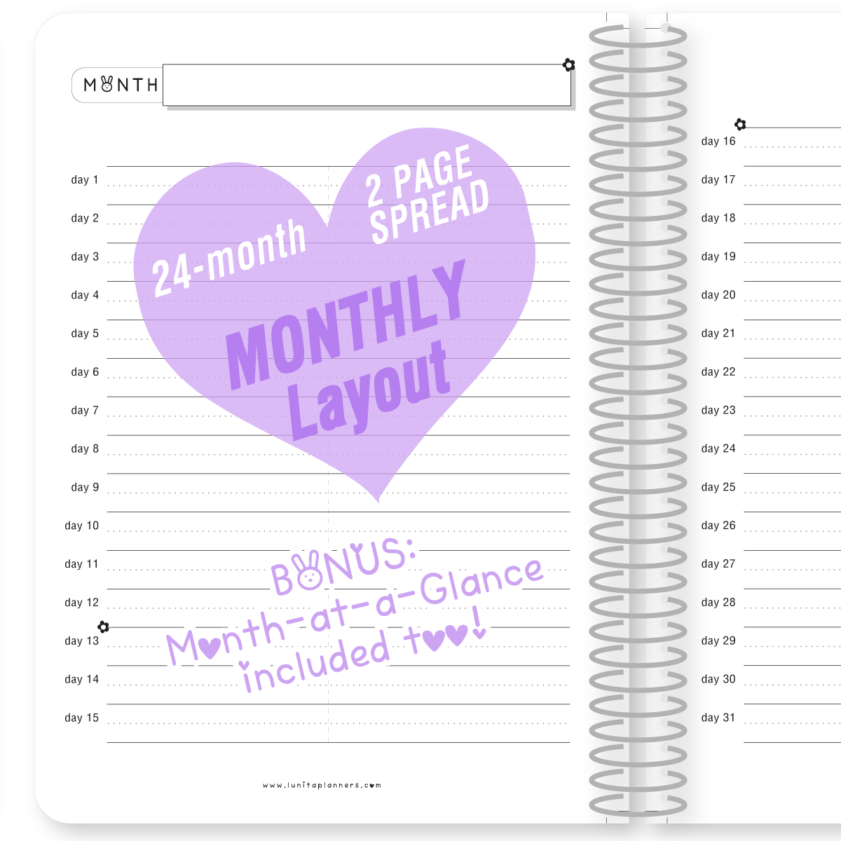 Avocado Love Hardcover Planner