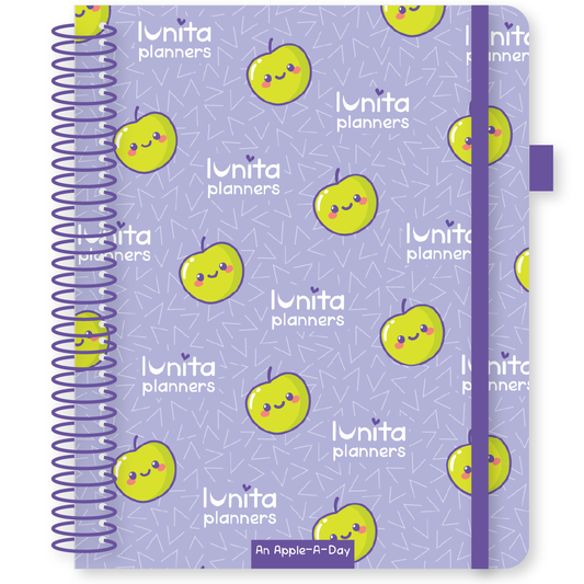 An Apple a Day Hardcover Planner