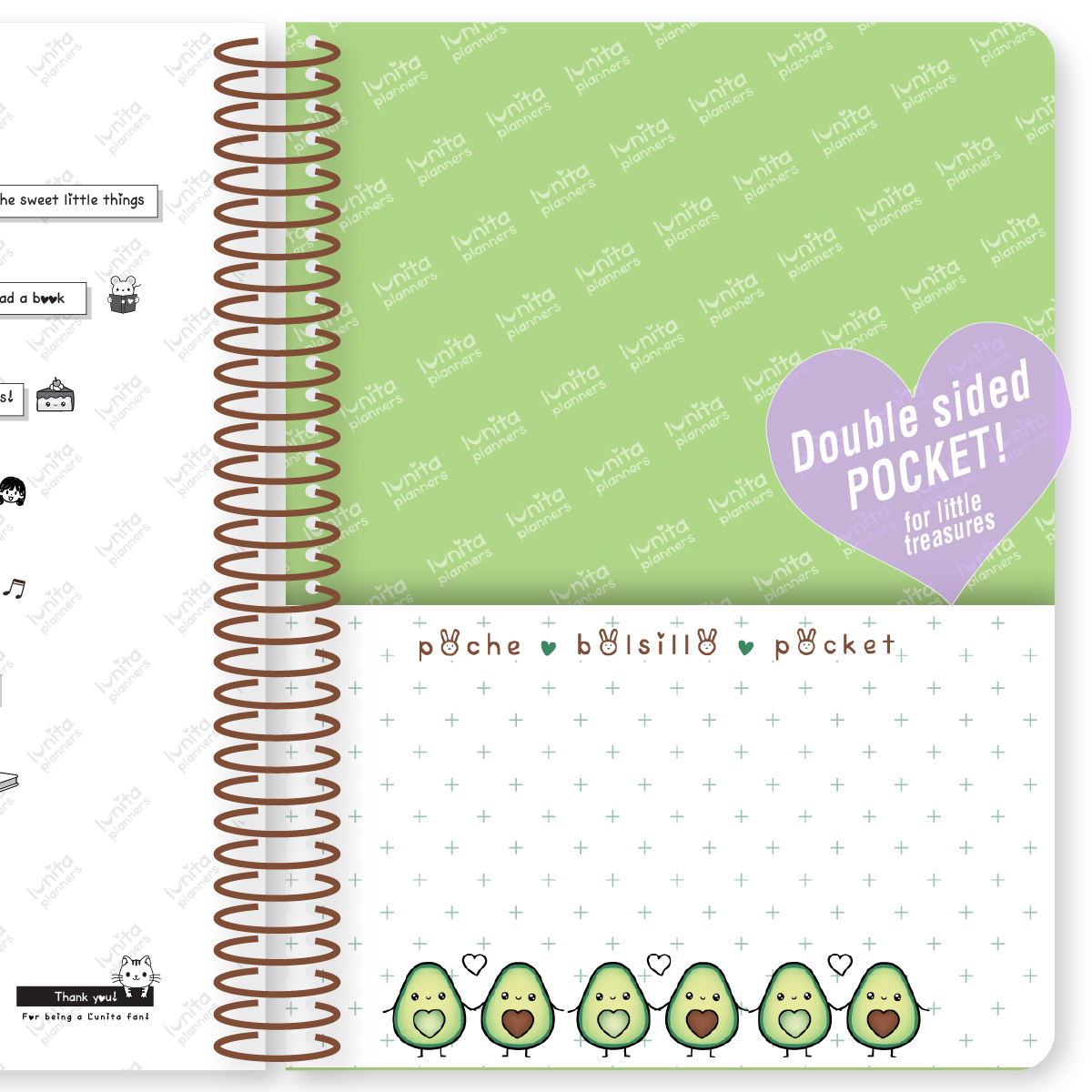 Avocado Love Hardcover Planner