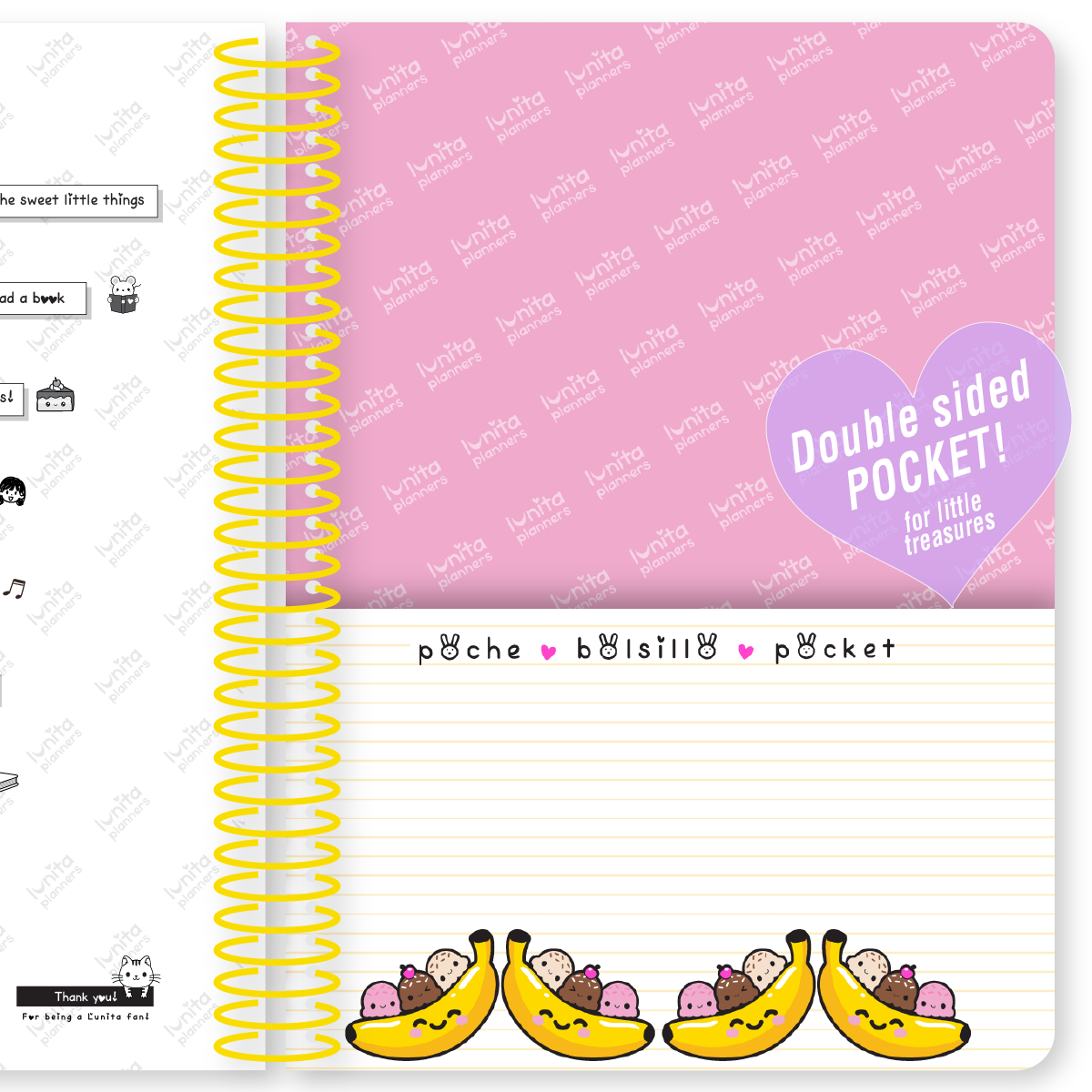 Banana Split Hardcover Planner
