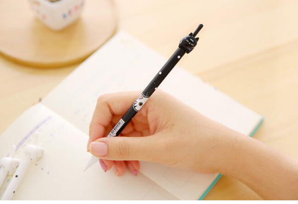 Black & White Kitten Gel Pen