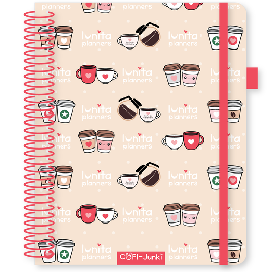 Cofi-Junki Hardcover Planner