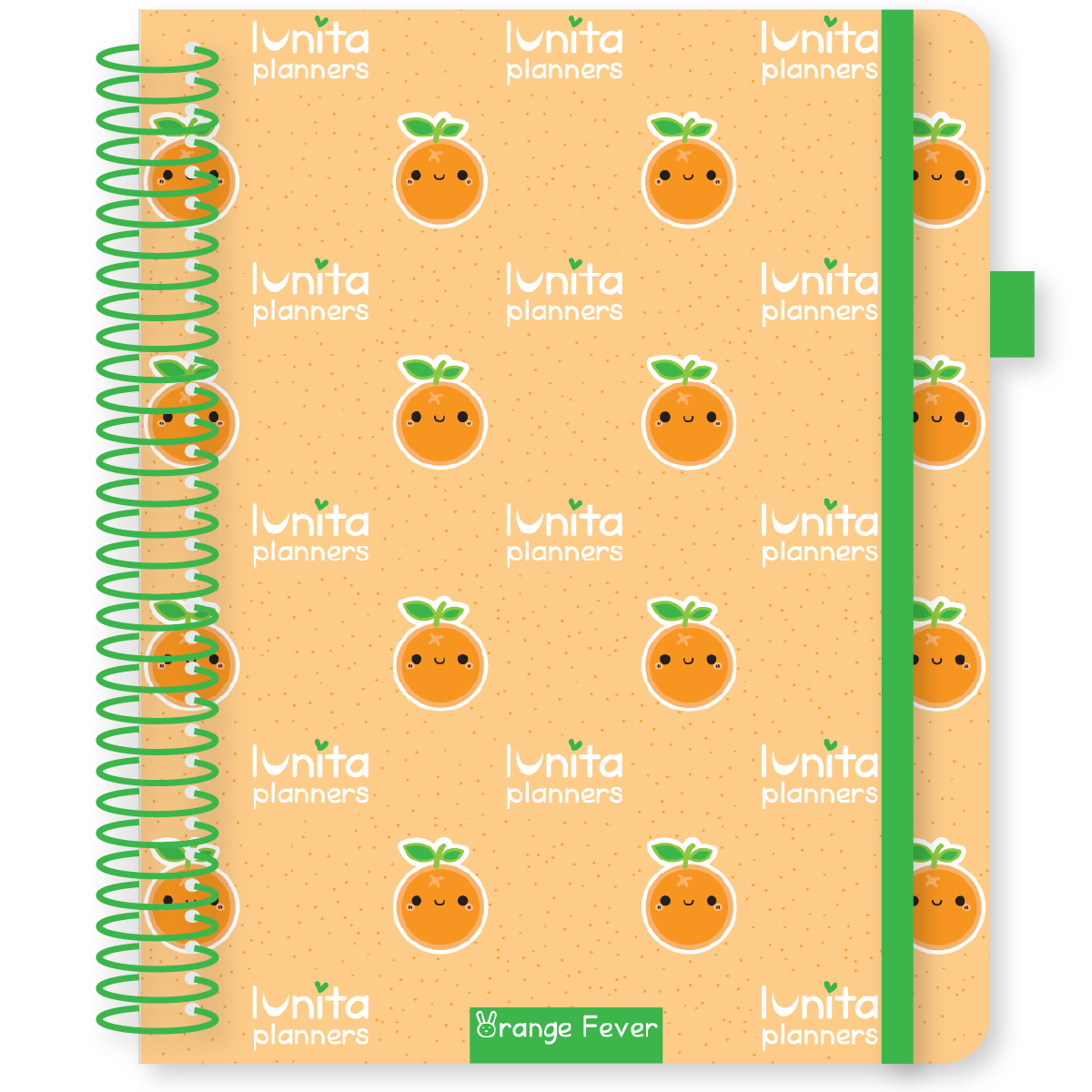 Orange Fever Hardcover Planner