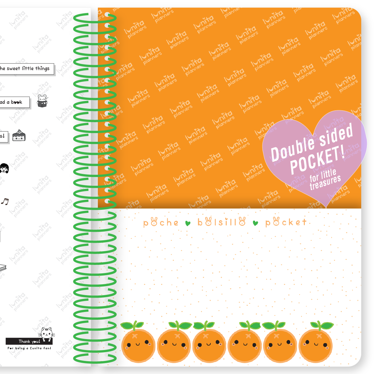 Orange Fever Hardcover Planner
