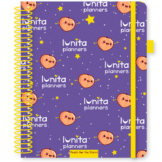 Peach for the Stars Hardcover Planner