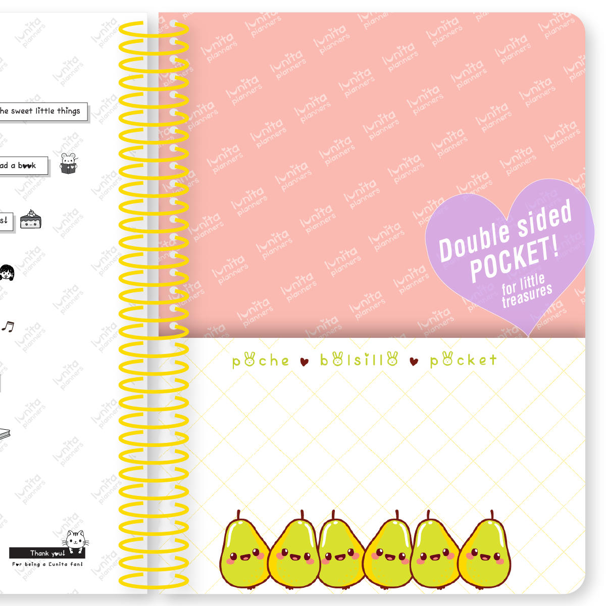 You are PEAR-fect Hardcover Planner