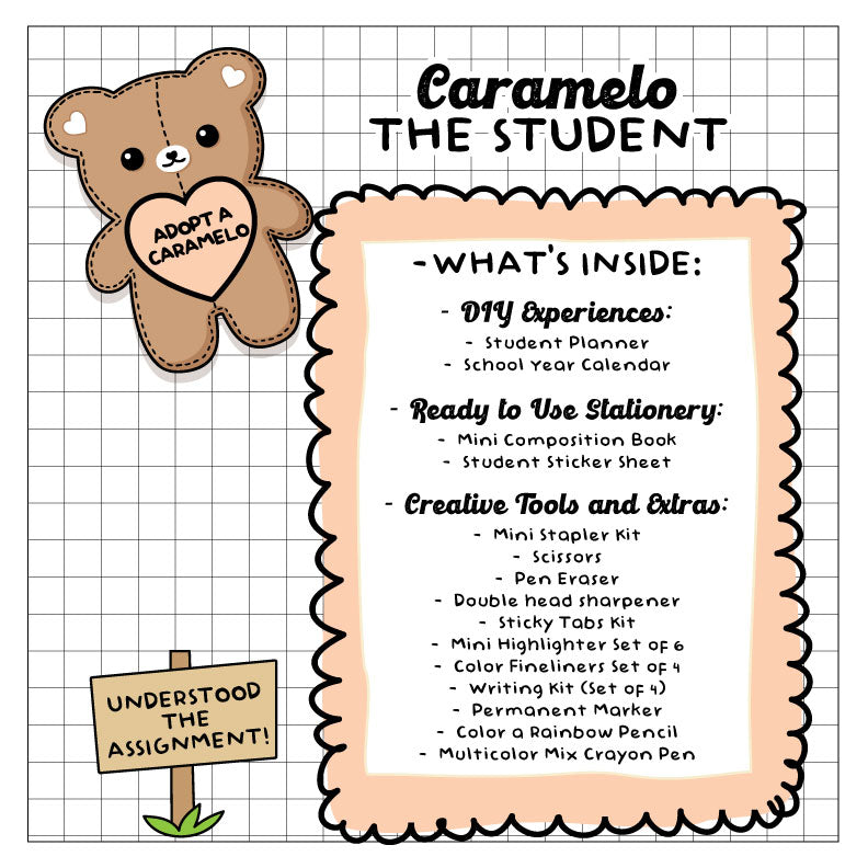Caramelo The Student - Surprise Pocket