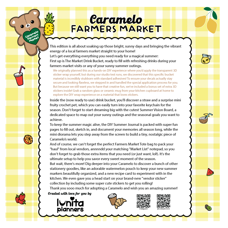 Caramelo Farmers Market - Surprise Pocket
