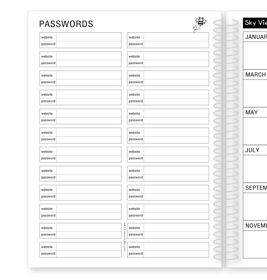 Cofi-Junki - Classic Vegan Planner