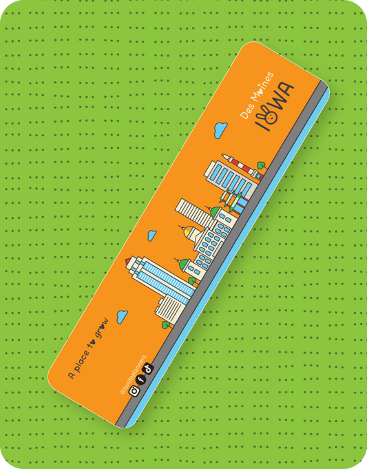 Des Moines Bookmark