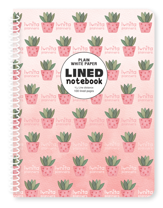 Aloe Vera Lined Notebook