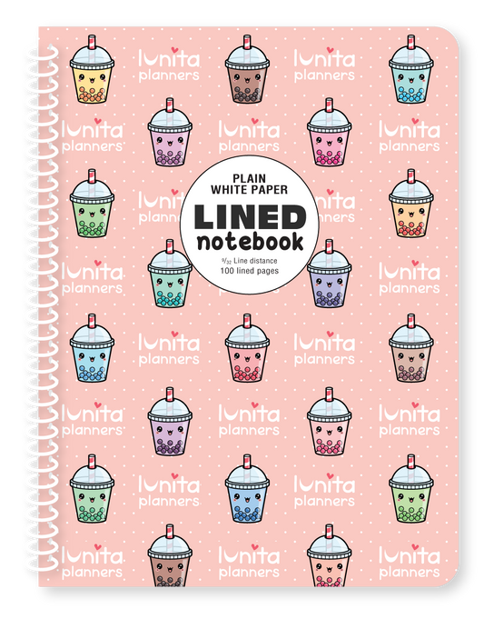 Boba Lined Notebook