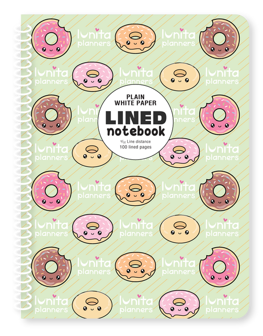 Donuts - Lined Notebook