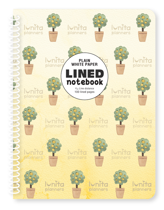 Lemon Tree - Lined Notebook