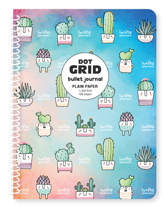 Plant Faces - Dot Grid (Bullet) Journal