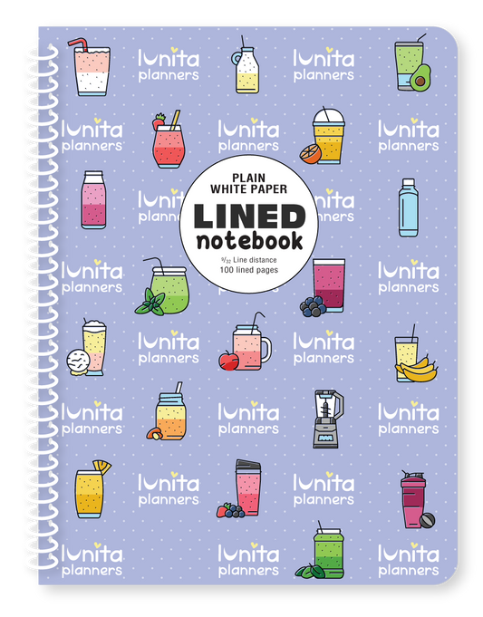 Smoothies Purple - Lined Notebook