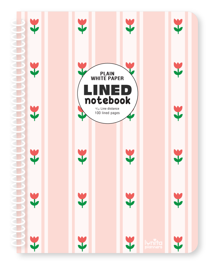 Tulips - Lined Notebook