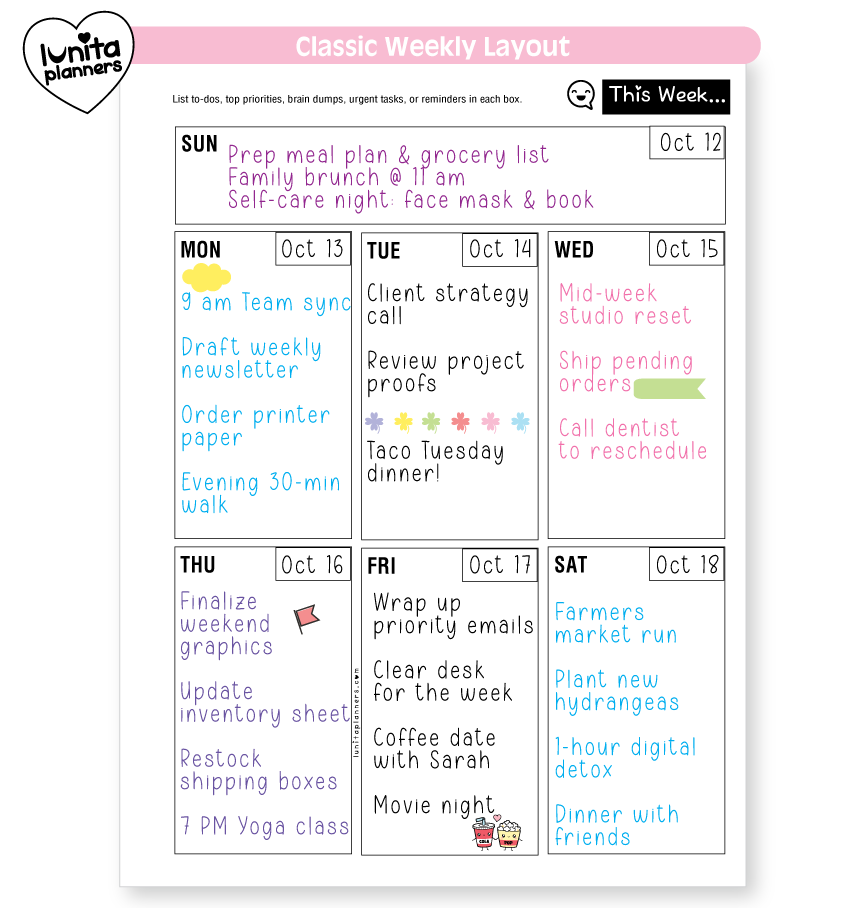 An Apple a Day - Hardcover Planner