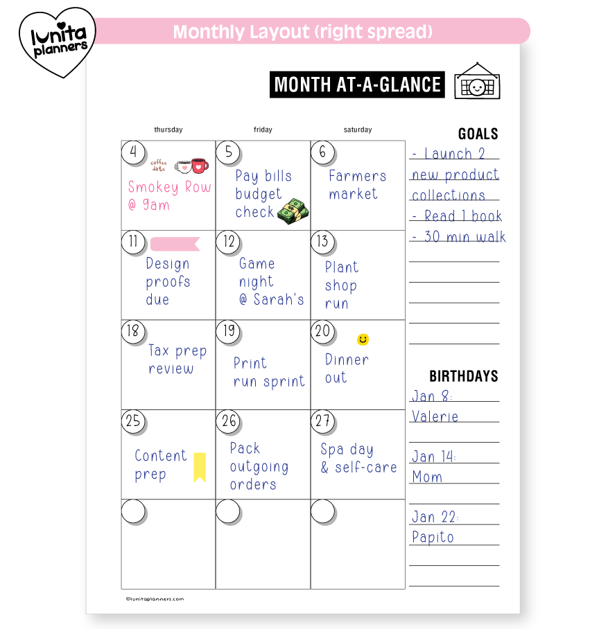 An Apple a Day - Hardcover Planner