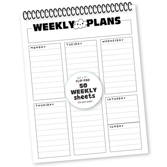 Weekly Plans Flip Pad
