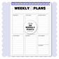 Weekly Plans Flip Pad