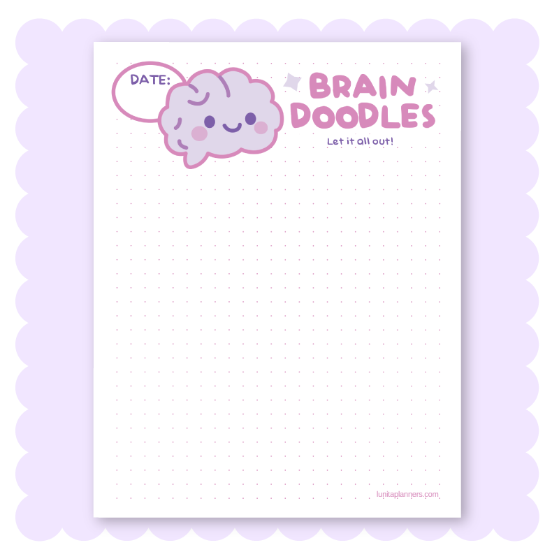 Brain Doodles Notepad
