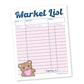 Market List Notepad (Pink)