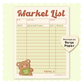 Market List Notepad (Green)