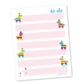 Piñata To Do (Pink Blocks) Notepad