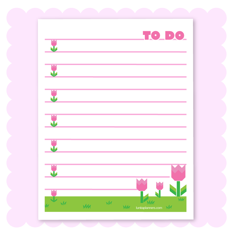 Tulip Pixel Notepad