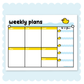 Rubber Ducky Weekly Planner