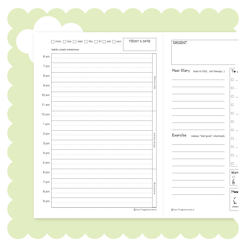 Fineapple Vibes 🍍 Small Planner (Yellow)