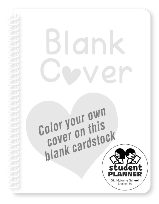 St Malachy Student Planner - Blank Cover