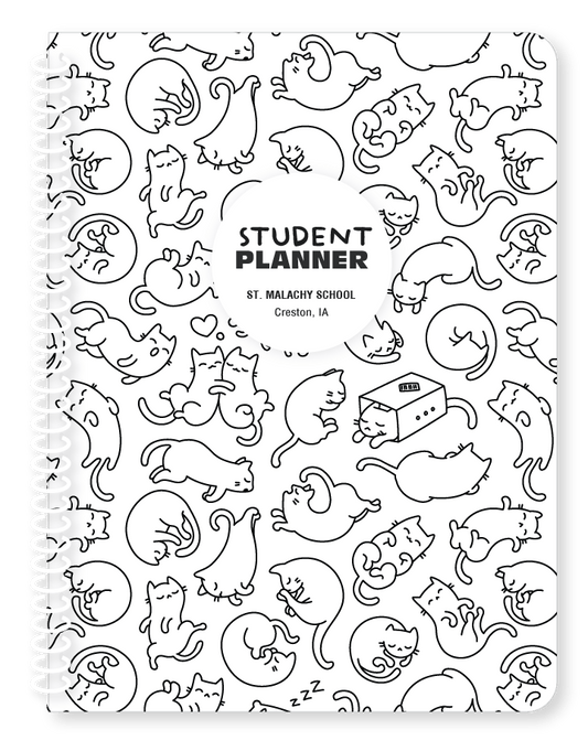 St Malachy - Dreamy Kitties Color Me Planner