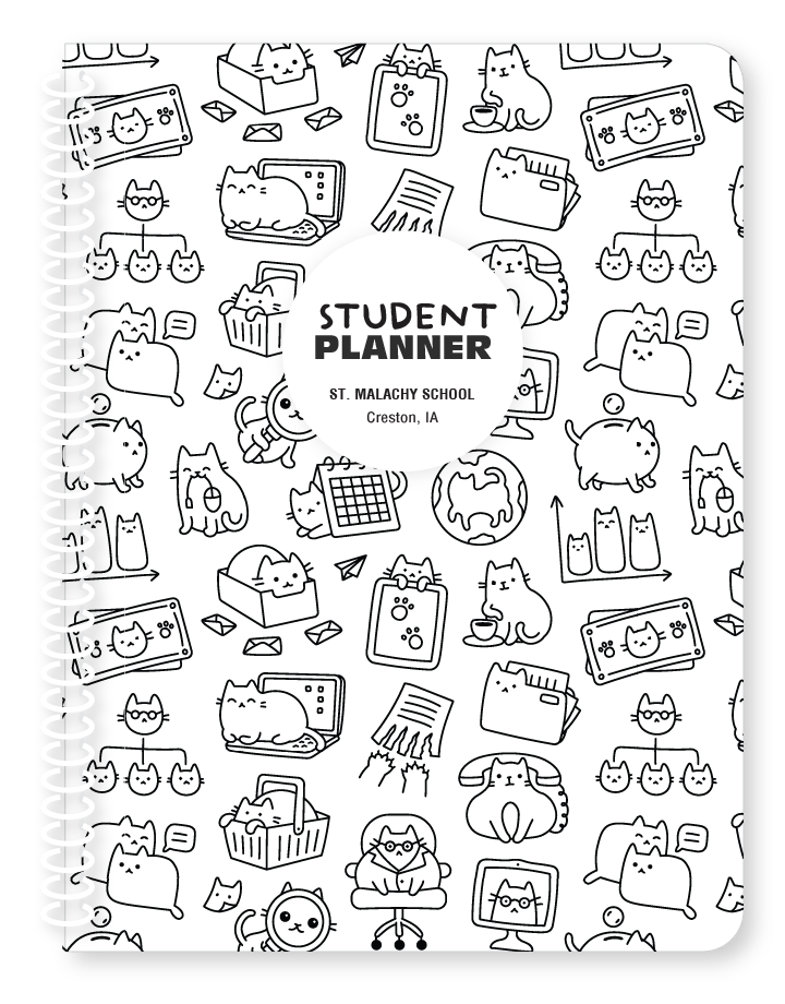 St Malachy - Office Paws Color Me Planner