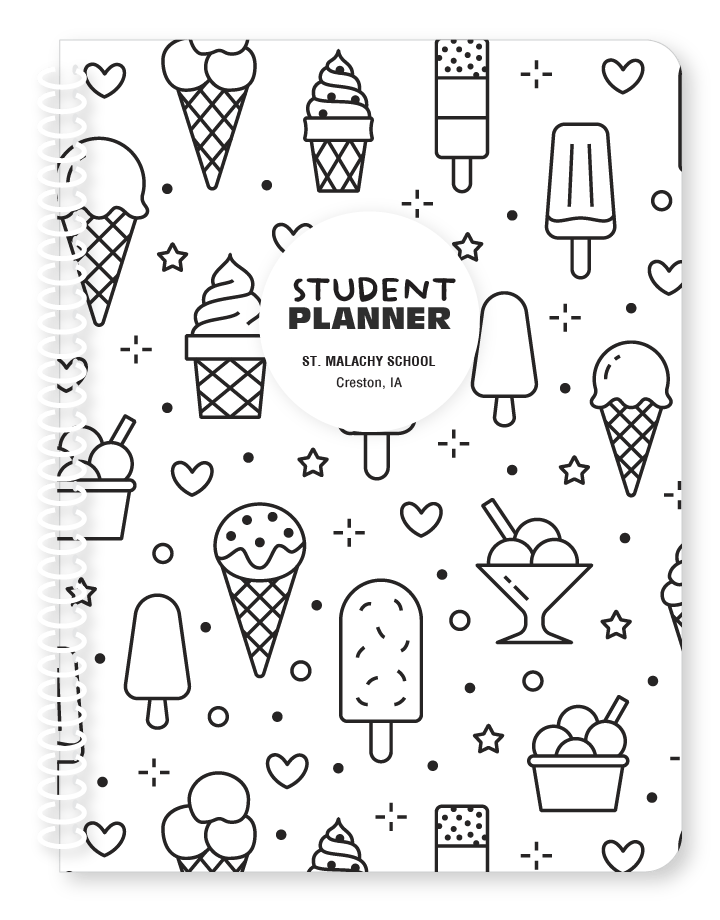 St Malachy - Scoop & Sprinkle Color Me Planner