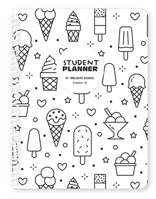 St Malachy - Scoop & Sprinkle Color Me Planner