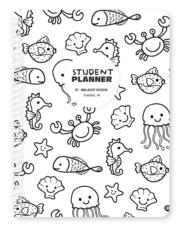 St Malachy - Under The Sea Color Me Planner