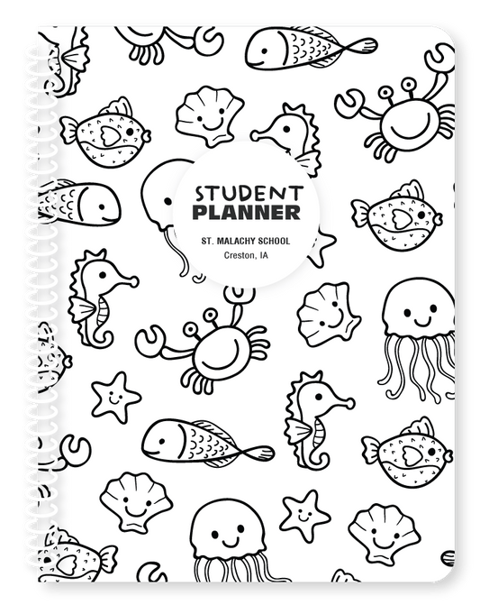 St Malachy - Under The Sea Color Me Planner